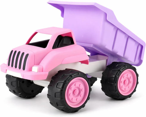 Liberty Imports Big Plastic Dump Truck in Pink Color for Toddlers and