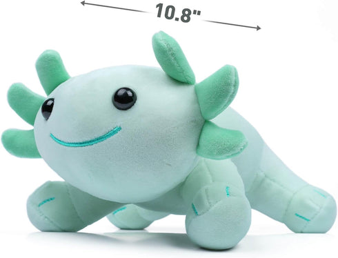 DYBFONO 10.8 Axolotl Plush Toy, Soft Cute Axolotl Stuffed Cotton Plush Pillow Kawaii Salamander Animal for Boys Girls