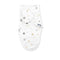 SwaddleMe by Ingenuity Monogram Collection Baby Swaddle, 100% Cotton, Improves Sleep &