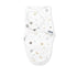 SwaddleMe by Ingenuity Monogram Collection Baby Swaddle, 100% Cotton, Improves Sleep &