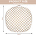 DILIMI Nursing Pillow Cover and Newborn Lounger Cover for Babies, Infant Lounger Cover, Light Brown Checkerboard