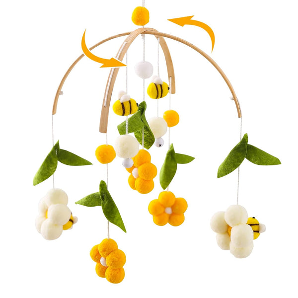 OESSUF Baby Mobile for Crib Crib Nursery Mobile for Boys Girls Boho