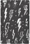 Fitted Crib Sheet for Boys Girls - Lightning Bolts Black Baby Crib Sheets Bassinet Sheets 27 x 39 in