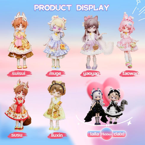 1/12 OB11 Minty The Fantasy Forest Series BJD Doll Size Action Figures Collectable Anime Figures Dolls Mystery Box