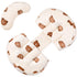 Detachable Body Pillow with Bear Print - Adjustable Maternity Support
