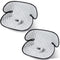 Zoiapai 2-Pack Waterproof Piddle Pads, Potty Training Car Seat Protector & Reusable Liner