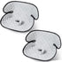 Zoiapai 2-Pack Waterproof Piddle Pads, Potty Training Car Seat Protector & Reusable Liner