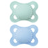 MAM 4-Pack, 0-6M, 0-6 (2 Count) Original + Night Boy & Original Matte Baby Pacifier, Nipple Shape Helps Promote Healthy