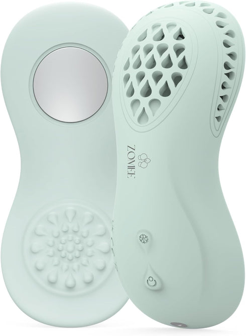 Zomee Cooling Lactation Massager 2-in-1 Breastfeeding Support with Cooling & Gentle Vibration,
