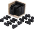Wooden Brain Teaser Puzzle, Skills Builder Educational Toy for Kids and Adults (Black T and H Shape)