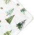 HOMRITAR Baby Blanket for Boys, Soft Lightweight Minky with Double Layer Dotted Backing, 30 x 40 Inch (Green Pine Tree)
