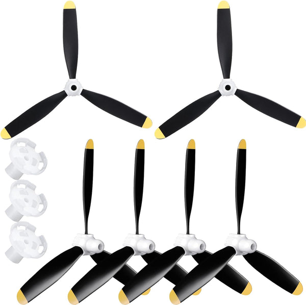 Outus 6 Sets Plane Propeller 3 Blade Compatible with F4u Rc 761-8 761-9