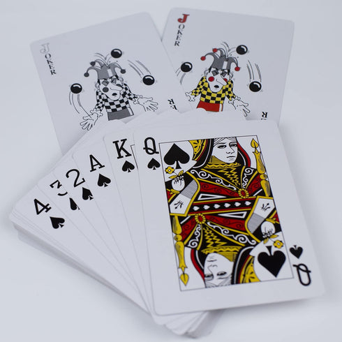 2 Pack Large Jumbo Playing Card Deck - 5x7 Inch Giant Poker Cards for Family Party Fun, Oversized