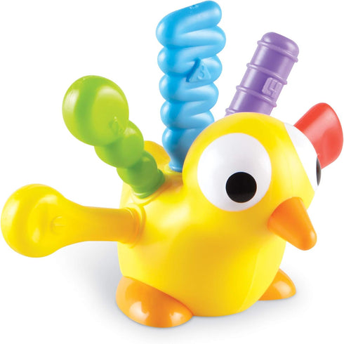Learning Resources Fine Motor Peacock Pals - 5 Pieces, Toddler Learning Toys for Ages 18+ Months