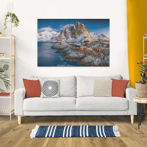 Ravensburger Hamnoy, Lofoten 3000 Piece Jigsaw Puzzle for Adults - Premium Quality, Durable Blueboard