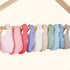 10-Pack Soft Absorbent Baby Bibs - Adjustable Snaps for Infants and Toddlers in Solid Colors