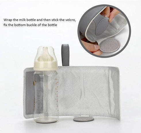 Cover,3 (1) Keenso Baby Bottle Keep Warm TemperaturePortable Baby Bottle Warmer with USB Power, for Home and on The