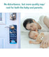 Funplus Baby Sleeping Sign, Do Not Knock or Ring, Plastic Door Knob Hanger Sign