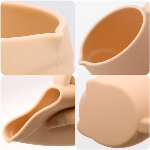 UMUACCAN 17oz/500ml, Baby Bath Rinse Cup, Baby Bath Toys for Toddlers & Kids, Safety Protection Soft Silicone Cup