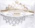 Beaupretty 2PCS Baby Girls Crystal Crown Tiara Hair Belt Headband, Soft Headwrap, Princess Hair Accessories
