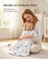 3 Pack 12-18 100% 0.5 2-Way Baby Sleep Sack Months Organic Cotton, TOG Lightweight Wearable Blanket, Zipper Sleeping