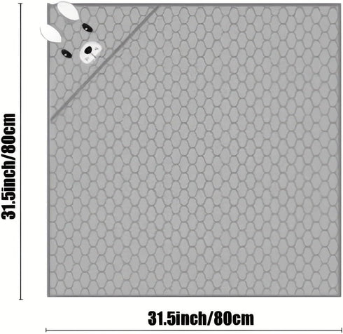 Generic 31.5 31.5 inches, Hooded Baby Bath Towel, Soft White Polar Bear Design, x Quick-Dry Absorbent with Lint Roller