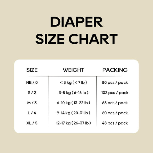 ECO BOOM Diapers, Bamboo Viscose Disposable Nappies for Infant, Size 5, 26 to 37lb (X-Large - 48 Count)
