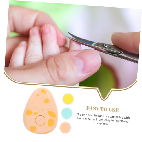 Trimmer Electric Nail Cartoon Design Nail Polisher for Gentle Manicure and Pedicure Includes Replaceable Grinding