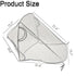 KIMILEAY Unisize Pet Stroller Rain Cover, EVA Transparent Waterproof & Windproof Cover for Snow Rain Wind, Foldable