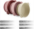 PandaEar 3 Pack Baby Bowls with Suction, Soft Safe BPA-Free Silicone Food Bowl for Babies, Kids, Toddlers (Pink)