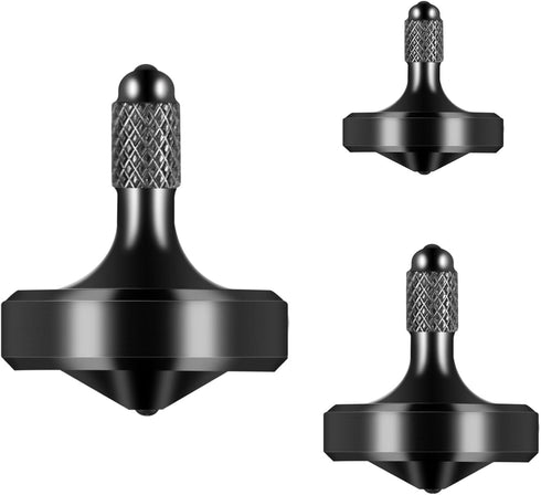 Exquisite Metal Spinning Top, Nicely Machined Stainless Steel Fidget Toy, Perfect Balance