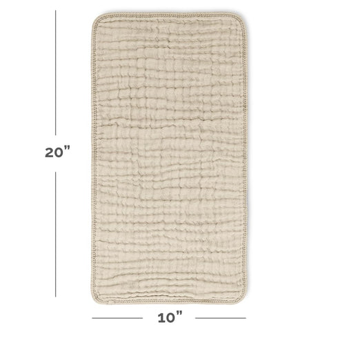 Cozy Set Cubs Muslin Burp Cloths with Waffle Weave Blanket