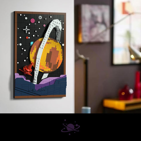 Sets 3D Set 15+ Givenni Art Planetary Exploration Space Frame Building - Puzzle Building for Adults, Ages - Beautifully