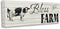 Stupell Industries Bless This Farm Sentiment Traditional Dairy Cow