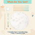 3 B. toys Wooden Baby Play Gym Activity Mat Starry Sky Hanging Sensory Toys Natural Wood Babies, Infants