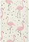 SUABO Summer Pink Flamingo Crib Sheets Stretchy Portable Sheets for Baby Toddler Breathable