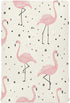 SUABO Summer Pink Flamingo Crib Sheets Stretchy Portable Sheets for Baby Toddler Breathable