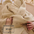 100% 40" 30" Organic Cotton Knit Baby Blanket for Boys and Girls- Pointelle Swaddle Blanket - x Soft Receiving Blanket