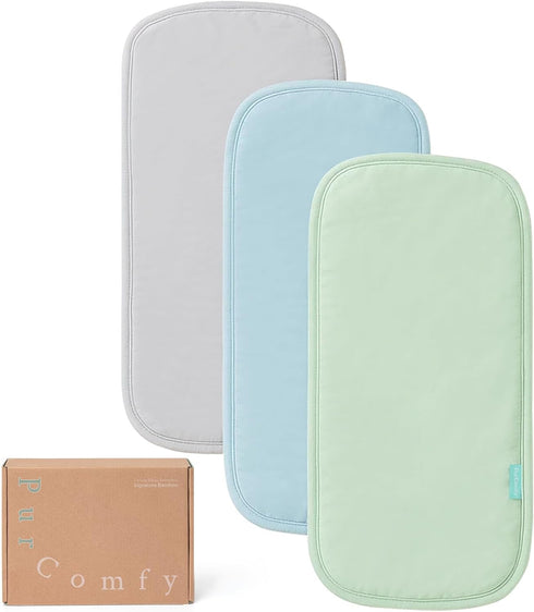 PurComfy Supersoft Burp Cloths, Premium Bamboo Viscose Baby Burp Cloths, Absorbent &