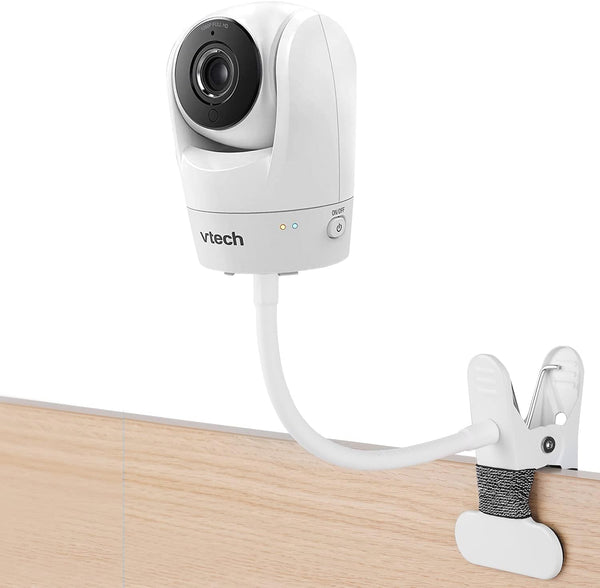 iTODOS Flexible Baby Monitor Mount Compatible with Vtech VM819/VM901/VM919/VM924/VM320/VM350/VM352/VM546/VM818/VM923/VM5764,Baby Monitor Clip Mount Without
