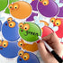 Dry Erasable Fly Cards, DIY Swat Educational Learning Game for Kindergarten Classroom