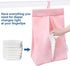 SPRINGSPIRIT Diaper Stacker Caddy Organizer, Easy Access & Dustproof Portable Hand Free Diaper Holder - Pink