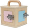 Beech Wooden Lock Box with 4 Doors | Montessori Educational Toy for Problem Solving Skills | Learning Activity Board