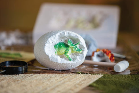 MindWare Dig It Up! Deluxe Excavation Kit - Ages 4+ with Tools to Dig Out 8 Treasures