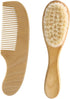 Infant Hair Brush and Comb Kit Wool Brush Set for Newborn Hair