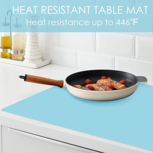 Extra Large Silicone Mats, Food Grade Thick Silicone Pad for Crafts, Kids Placemat, Kitchen Counter Mat for Baking