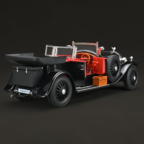 RZAPE 1/24 3-12Black Model Car Kits Adults and Boys Diecast Cars Phantom Generation Vintage Car Collectibles,Die Cast