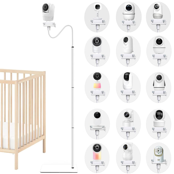 Derebir Baby Monitor Camera Floor Stand Holder Mount Compatible with VTech/HelloBaby/ Nanit Pro/I/Momcozy/iFamily/OKAIDI/Blemil