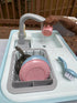 Asweets Color Changing Kitchen Sink Toys, Toddler Sink Toys with Running Water, Pretend Play Toys with Upgraded Faucet