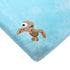 CribMATE 1PC Coral Velvet Nursery Diaper Changing Table Cover Baby Girl Baby Boy Diaper Changing Pad Cover (Blue